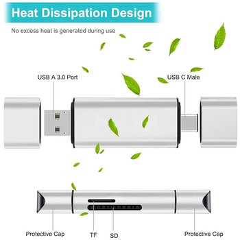 USB 3.0/Type-C讀卡機-支援TF/SD_2